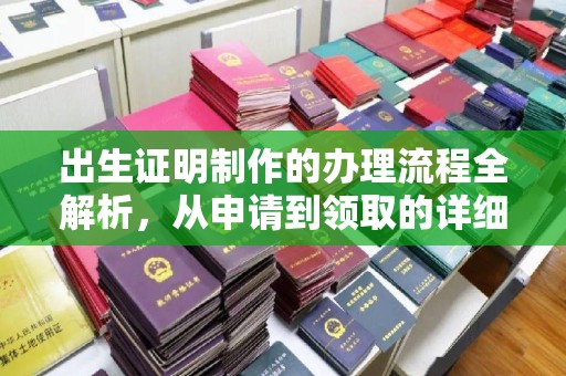 泰州出生证明制作的办理流程全解析，从申请到领取的详细指南