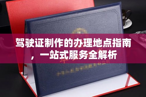 泰州驾驶证制作的办理地点指南，一站式服务全解析