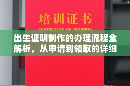 泰州出生证明制作的办理流程全解析，从申请到领取的详细指南