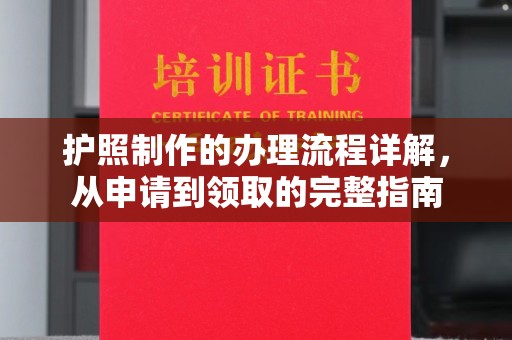 泰州护照制作的办理流程详解，从申请到领取的完整指南